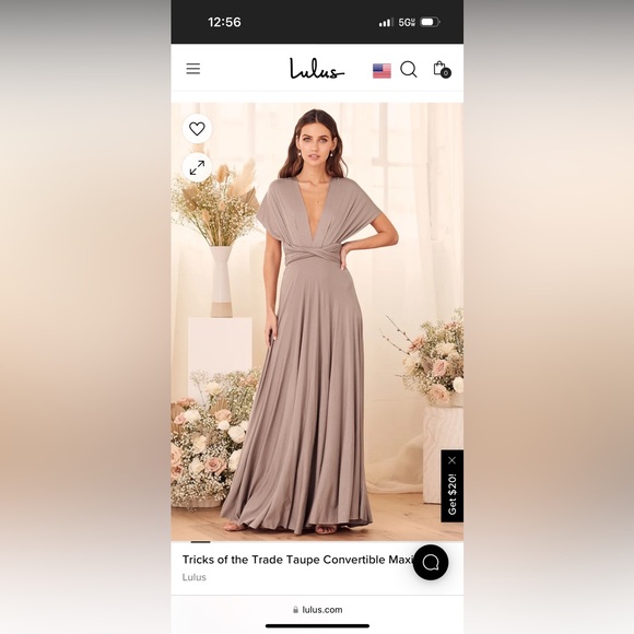 PURPLE Lulus “Tricks of the Trade” maxi wrap convertible dress! - Picture 2 of 10